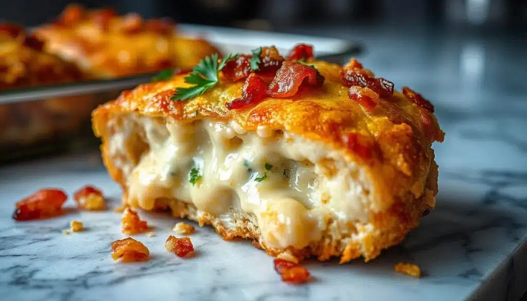 Baked crack chicken served with roasted vegetables and mashed potatoes.