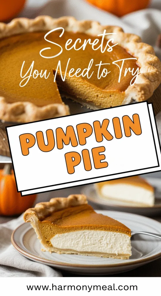 Classic homemade pumpkin pie with flaky crust and cinnamon spice topping