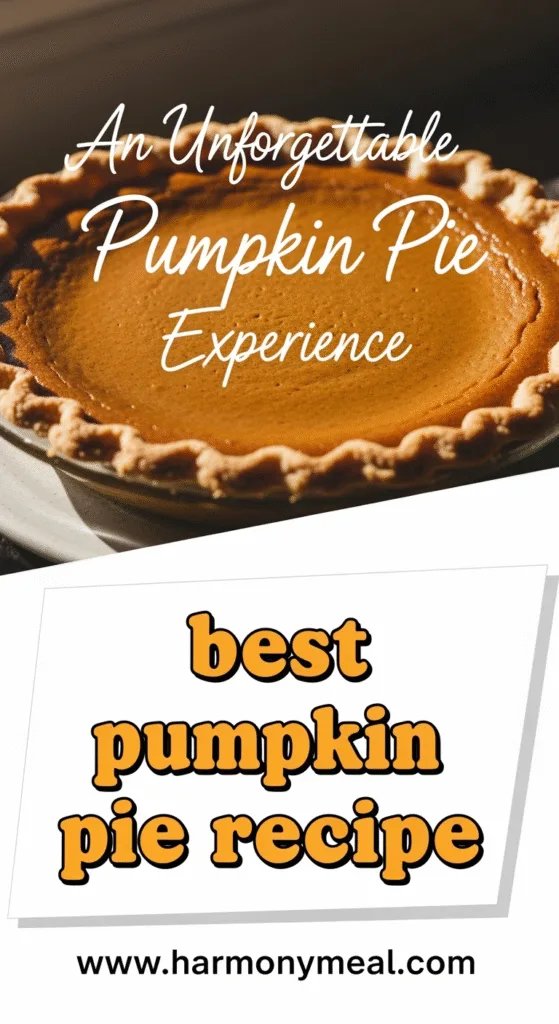 Best pumpkin pie recipe with warm spices and autumn holiday joy