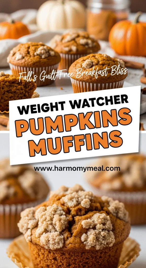 Weight watcher pumpkin muffins moist texture autumn cozy breakfast recipe