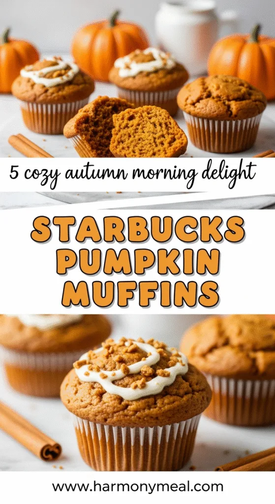 Starbucks pumpkin muffins recipe with cozy autumn morning delight