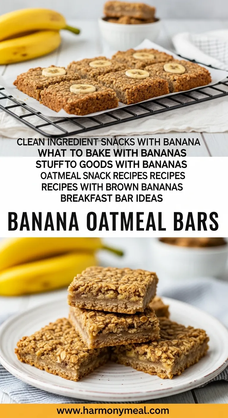 Storage and leftovers for Banana Oatmeal Bars