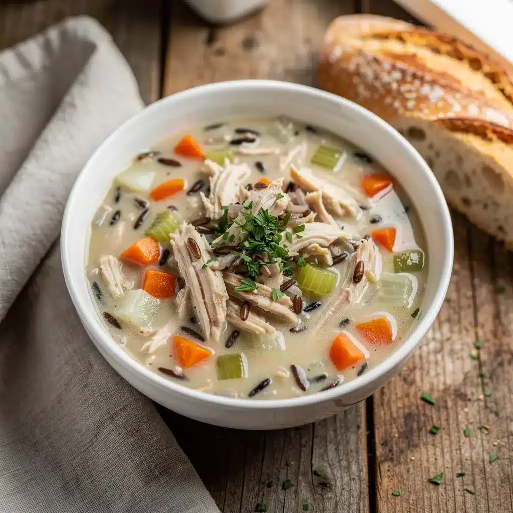 Ingredients for Chicken and Wild Rice Soup
