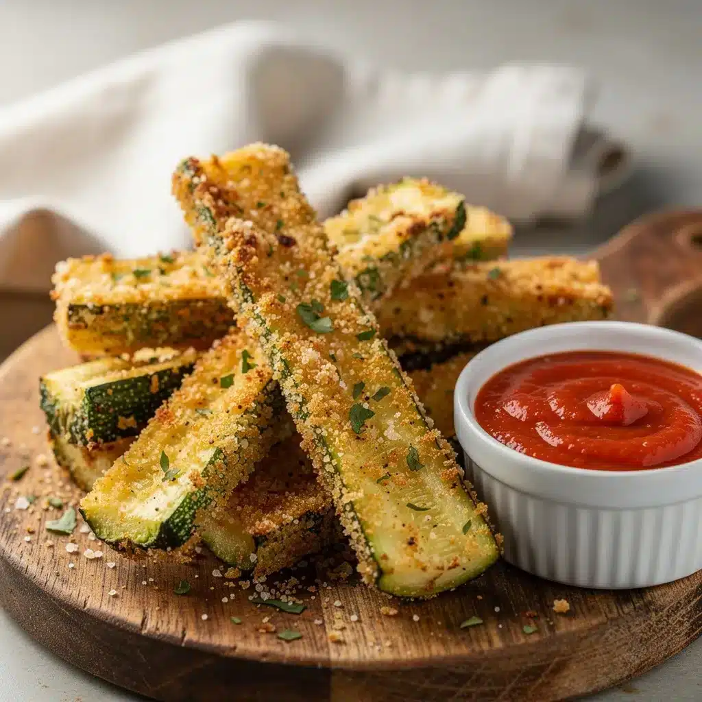 Ingredients for Crispy Parmesan Zucchini Fries
