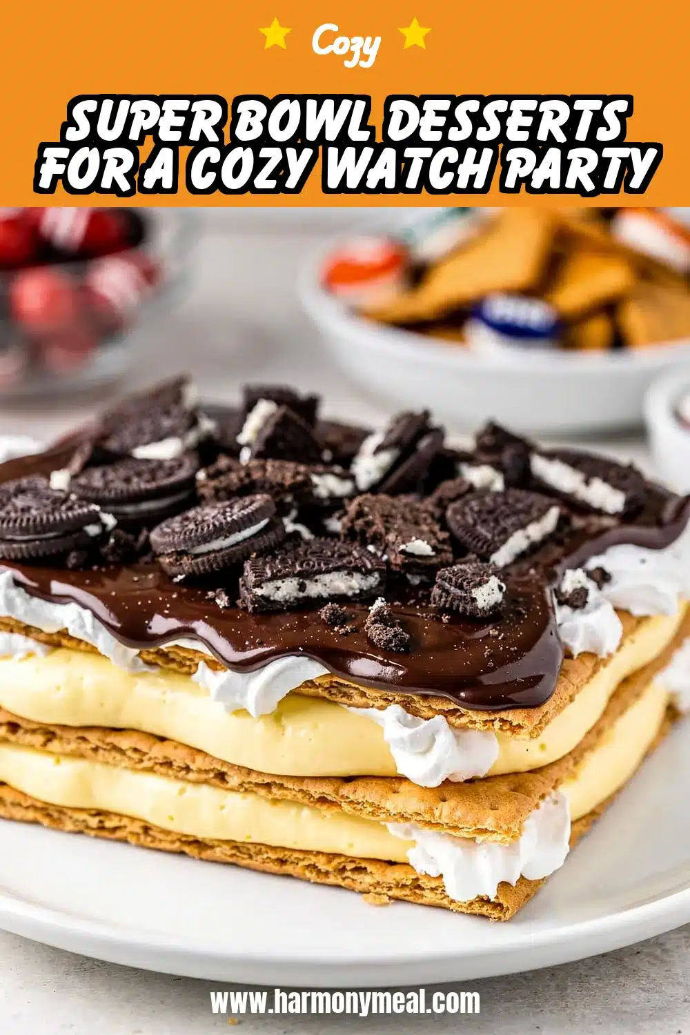 Storage and leftovers for Super Bowl Desserts for a Cozy Watch Party