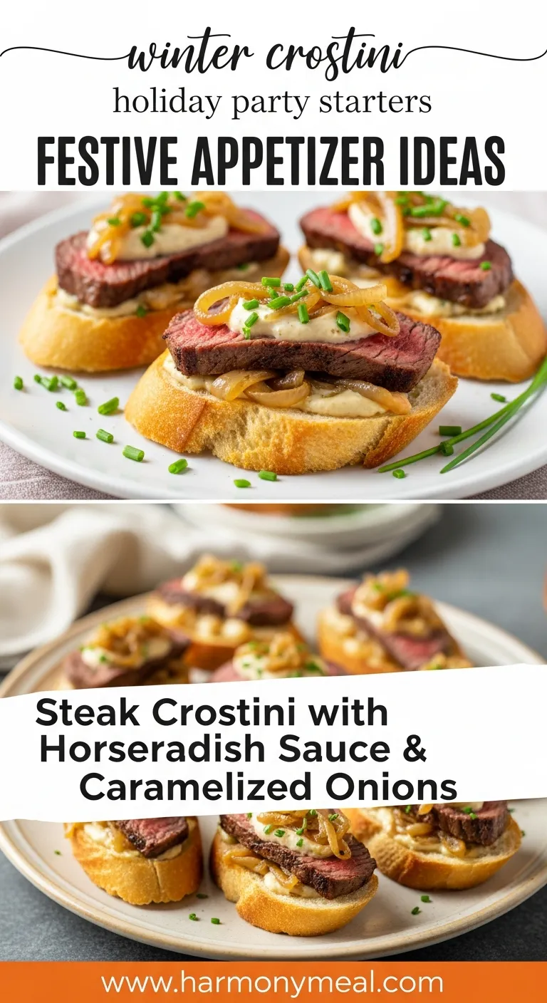 Storage and leftovers for Steak Crostini with Horseradish Sauce & Caramelized Onions
