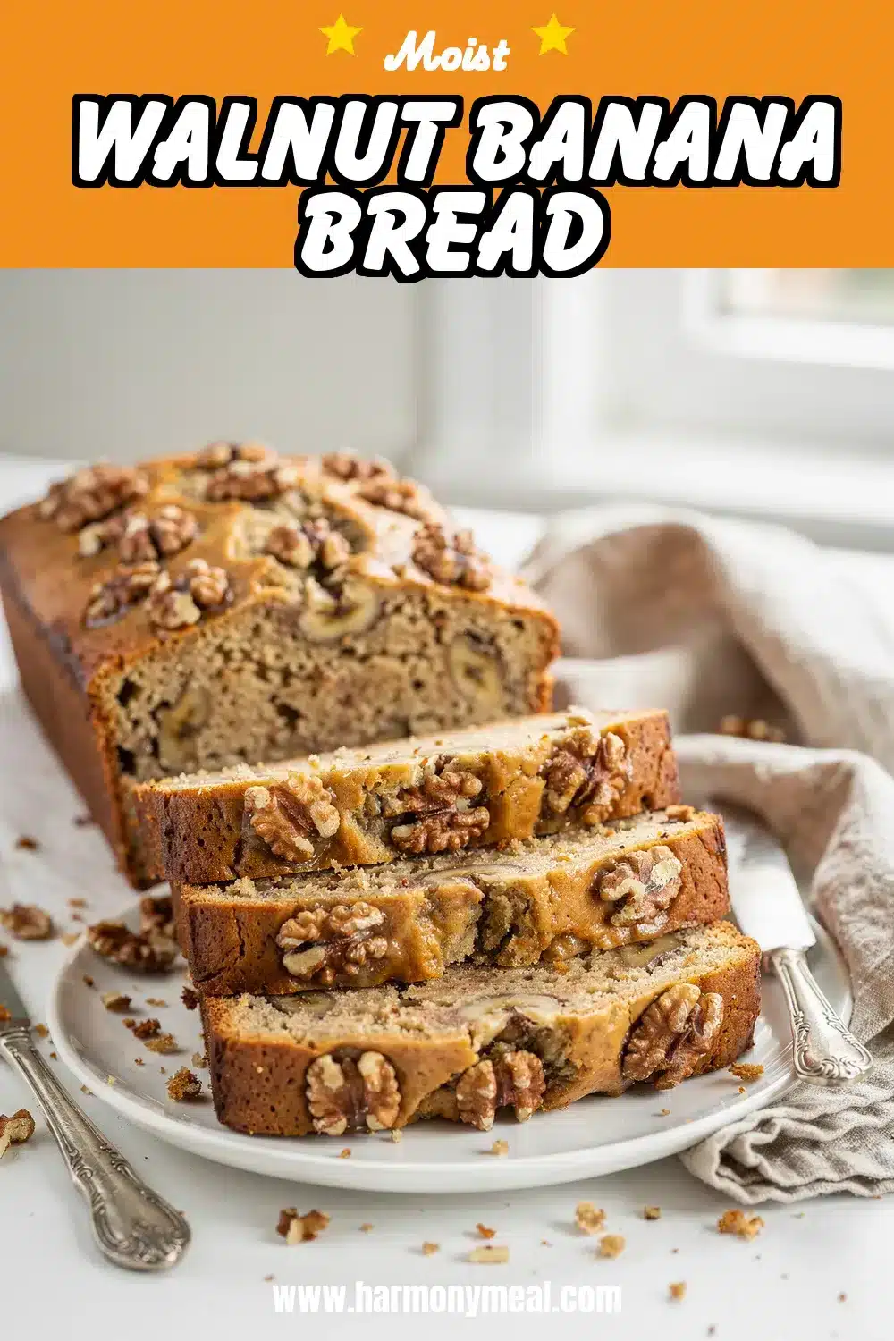 Storage and leftovers for Walnut Banana Bread