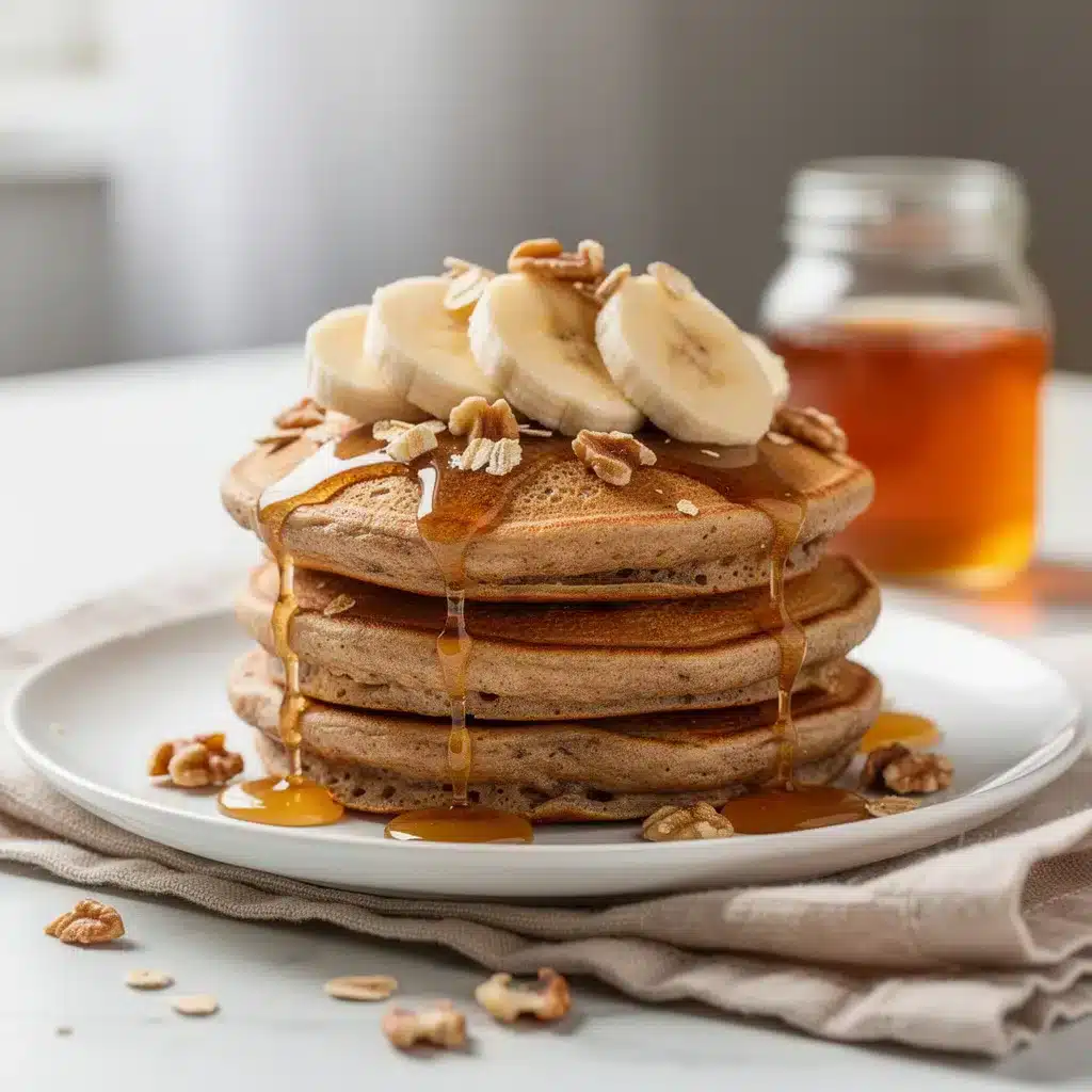 Ingredients for Banana Oatmeal Pancakes