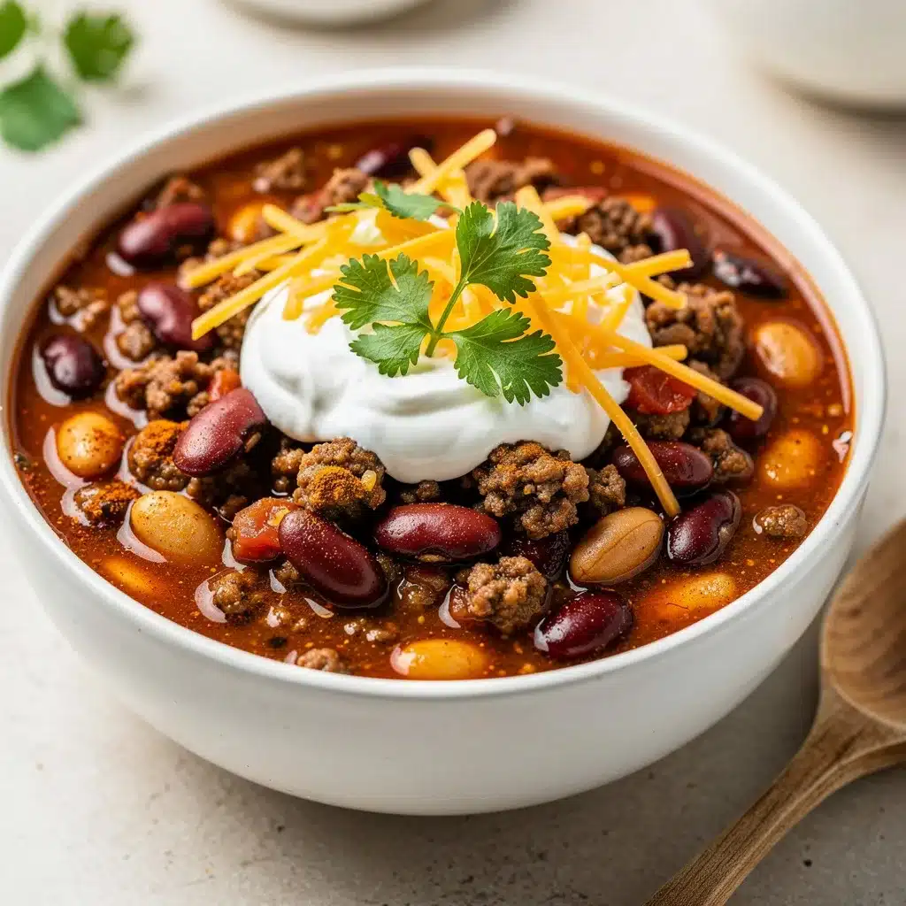 Ingredients for Classic Beef and Bean Chili