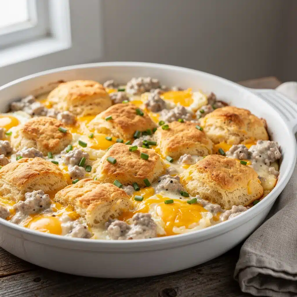 Recipe variations for Biscuits and Gravy Breakfast Casserole