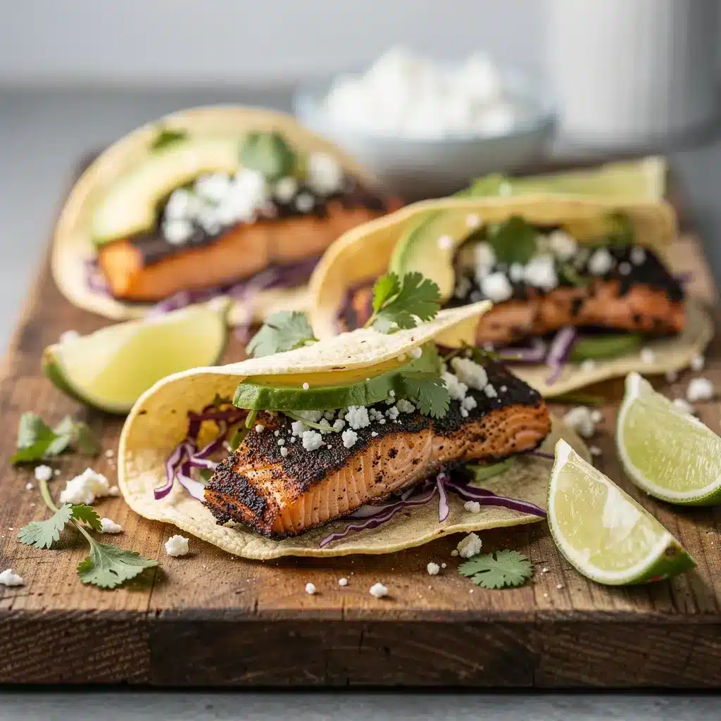 Recipe variations for Blackened Salmon Tacos
