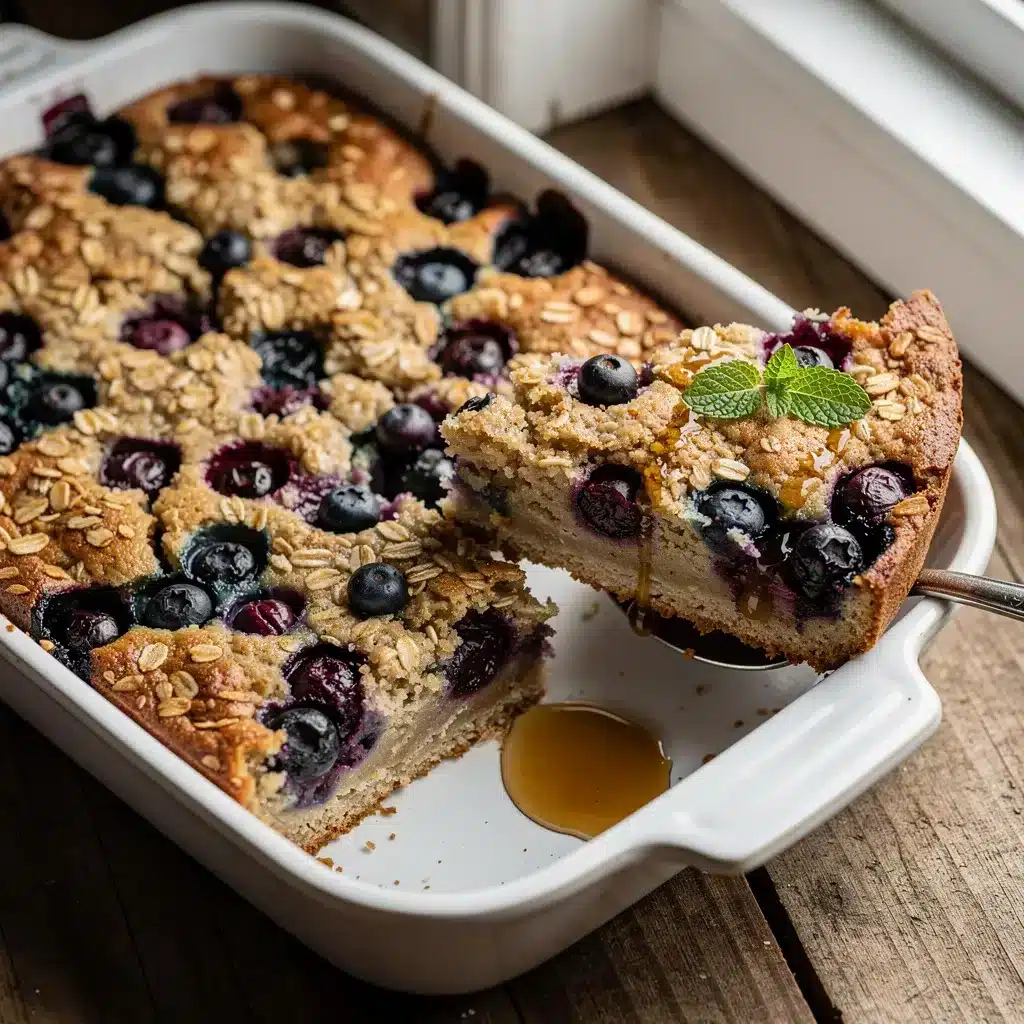 Ingredients for Blueberry Baked Oatmeal