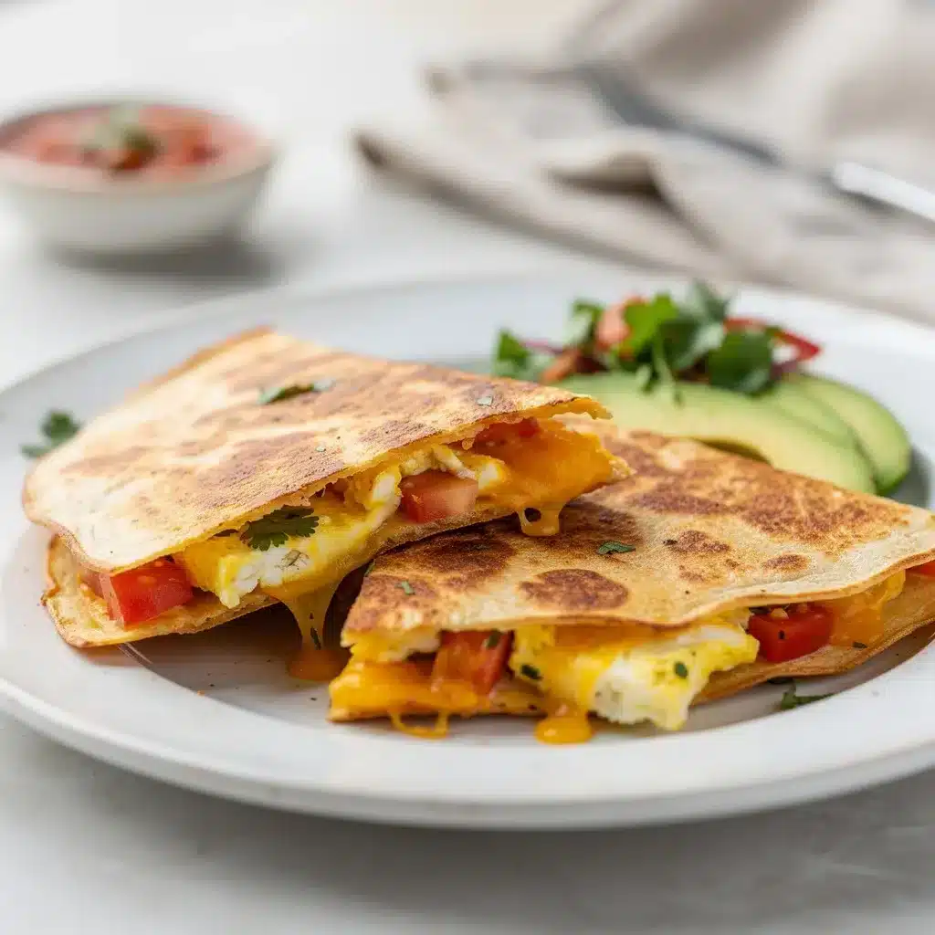 Ingredients for Savory Breakfast Quesadilla