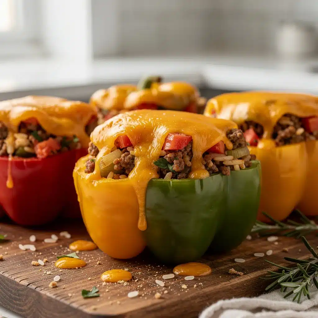Recipe variations for Cheesy Ground Beef Stuffed Peppers