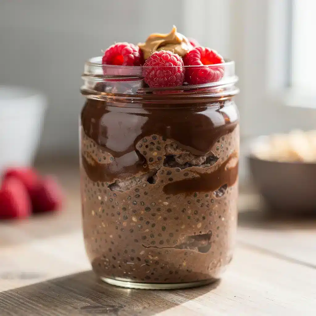 Ingredients for Chocolate Chia Overnight Oats
