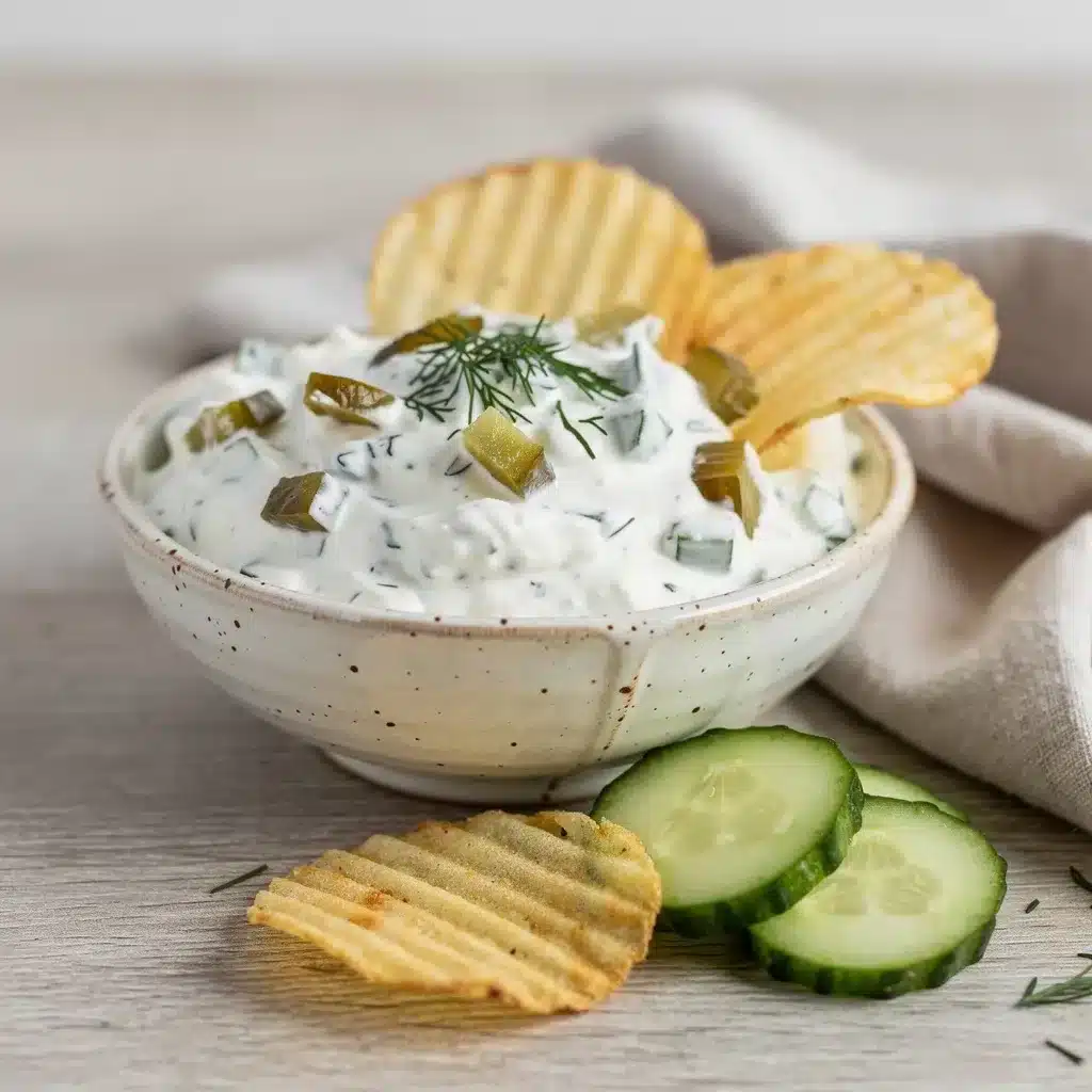 Ingredients for Dill Pickle Ranch Dip