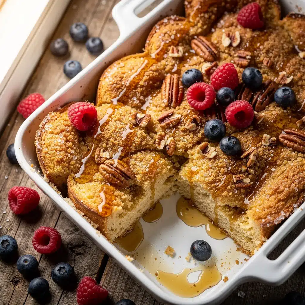 Ingredients for French Toast Breakfast Casserole