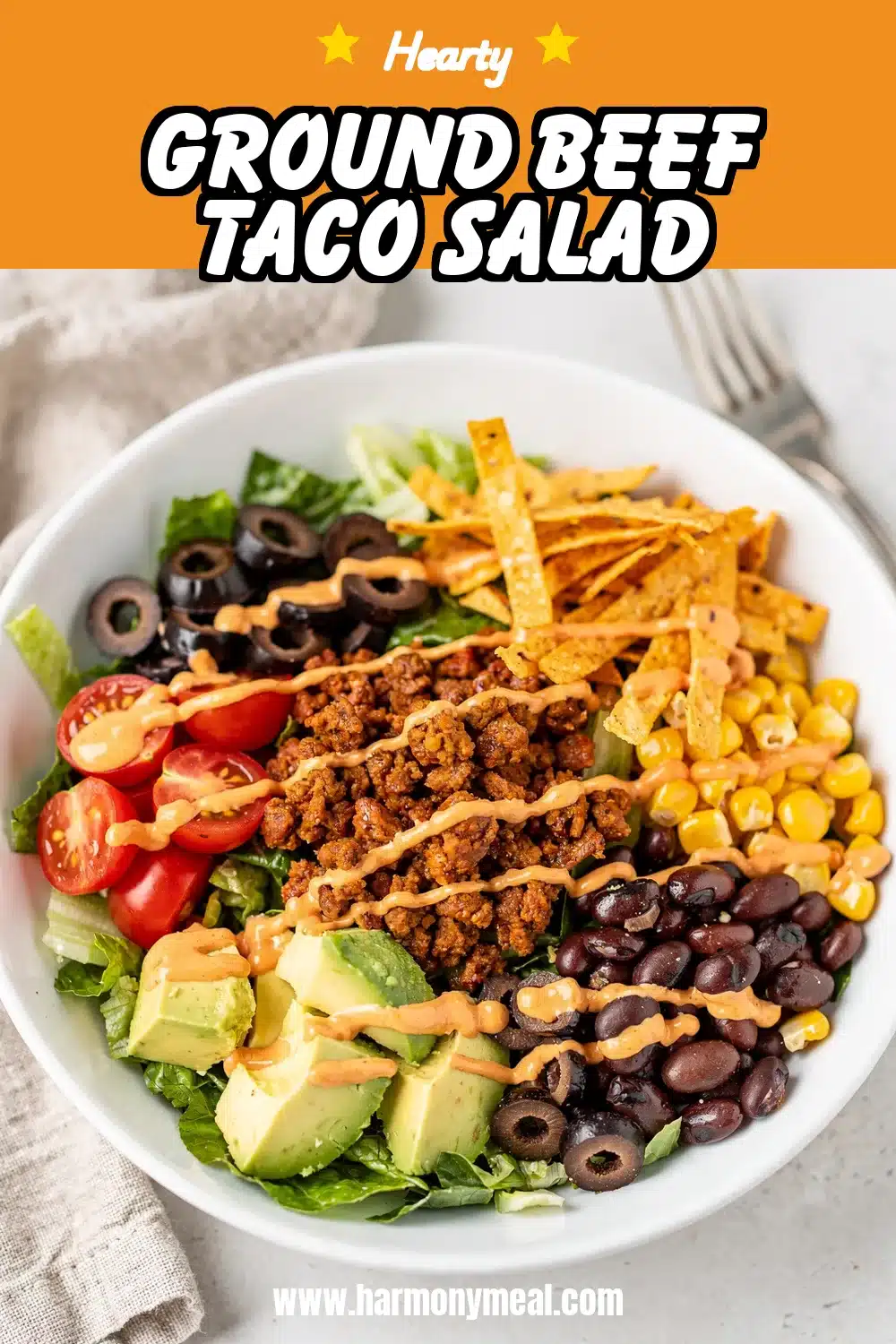 Storage and leftovers for Ground Beef Taco Salad