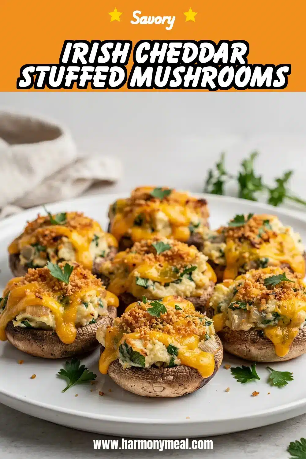 Storage and leftovers for Irish Cheddar Stuffed Mushrooms