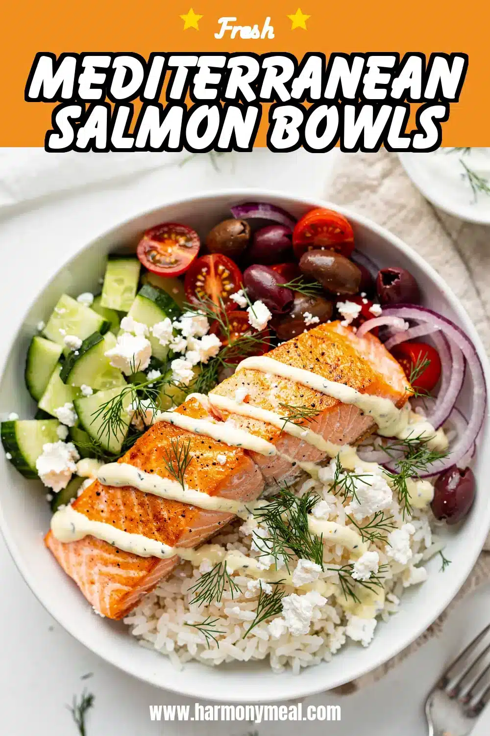 Storage and leftovers for Mediterranean Salmon Bowls