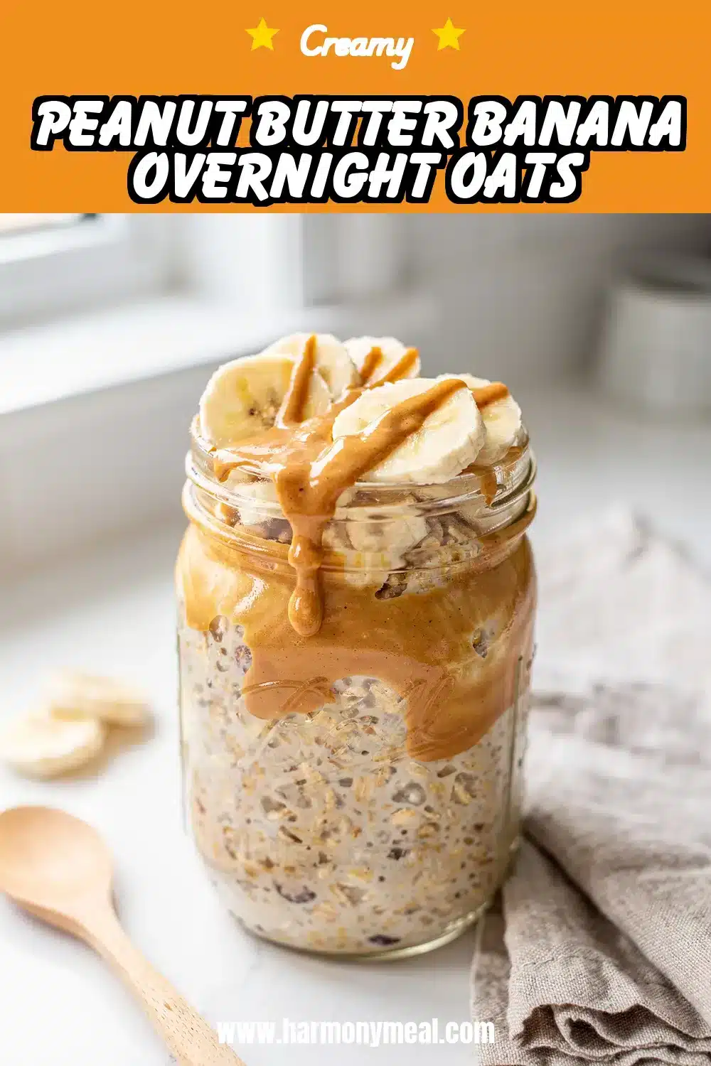 Storage and leftovers for Peanut Butter Banana Overnight Oats