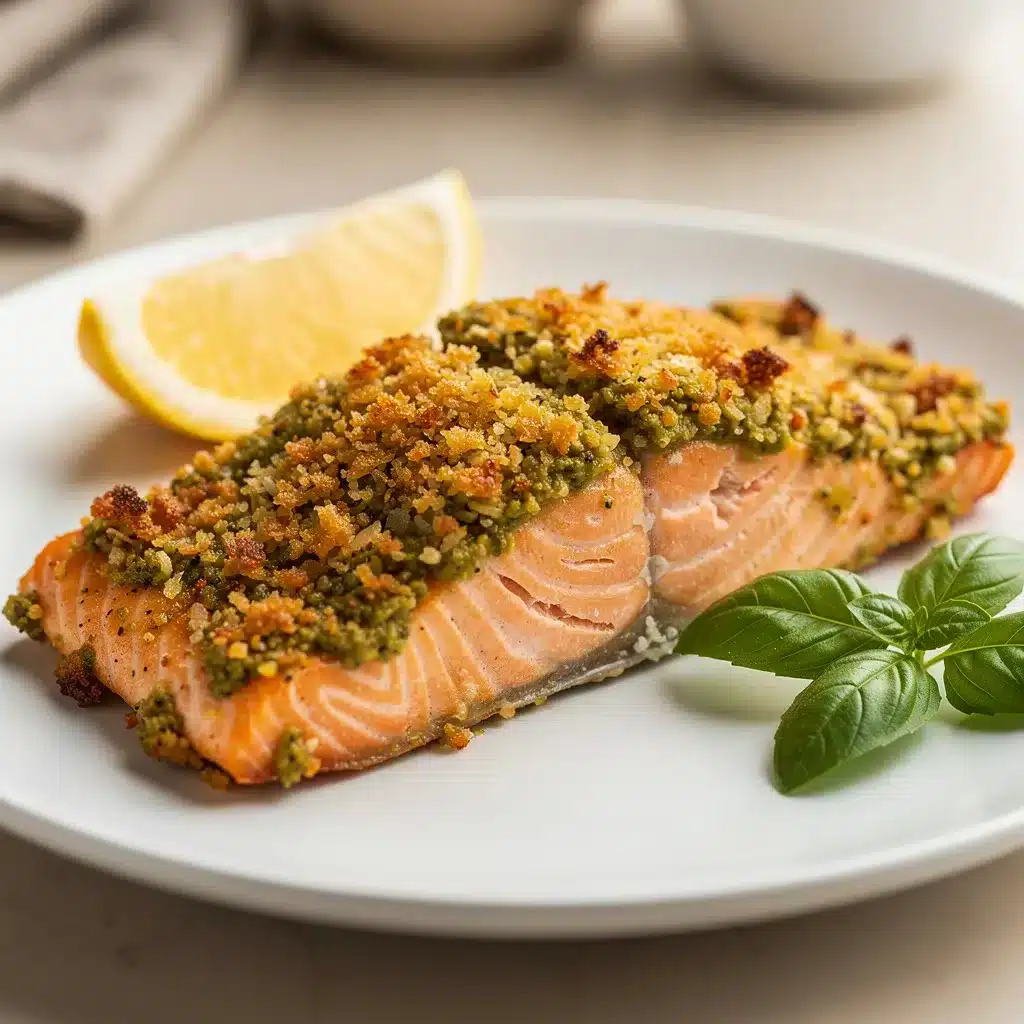 Ingredients for Pesto Crusted Salmon