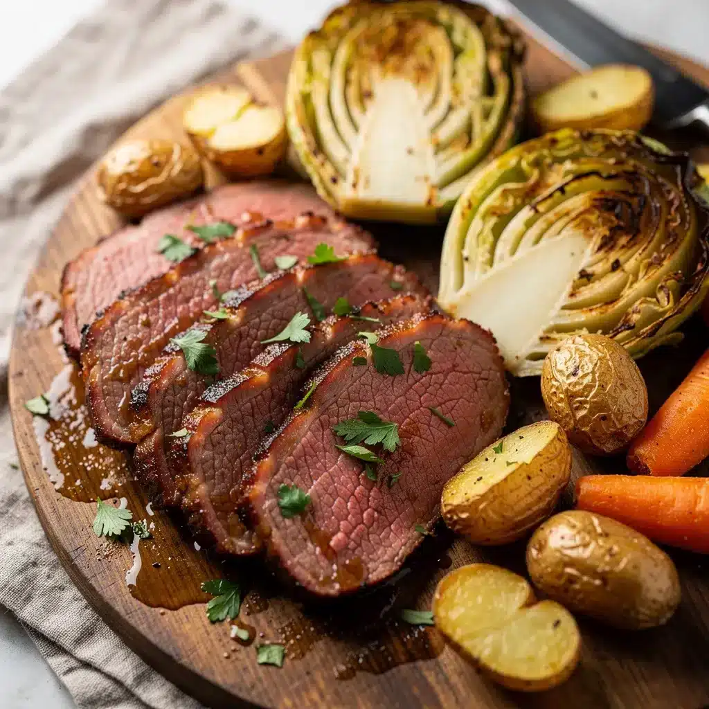 Ingredients for Oven Roasted Corned Beef and Cabbage