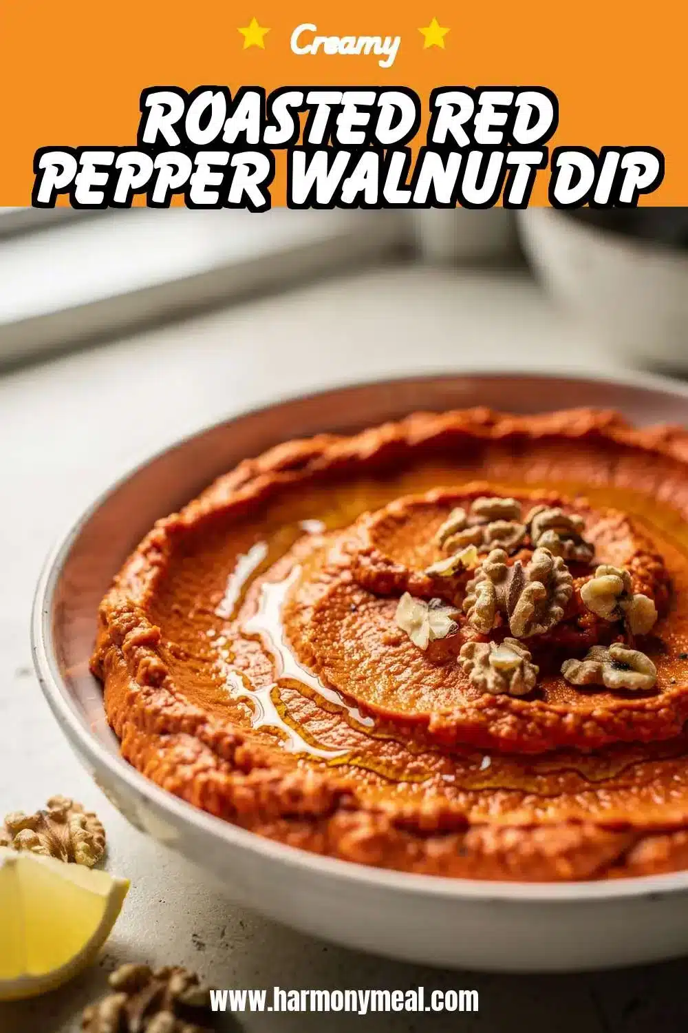 Storage and leftovers for Roasted Red Pepper Walnut Dip