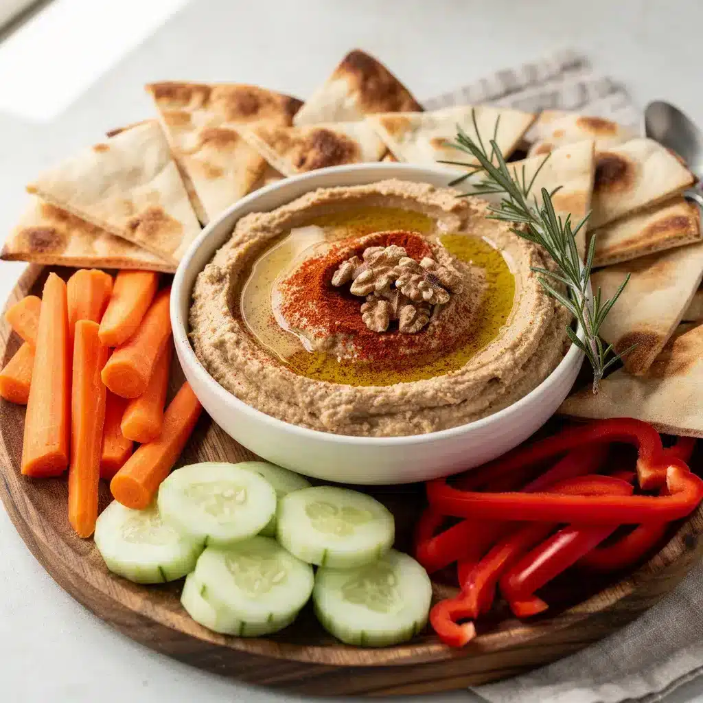 Recipe variations for Roasted Red Pepper Walnut Dip