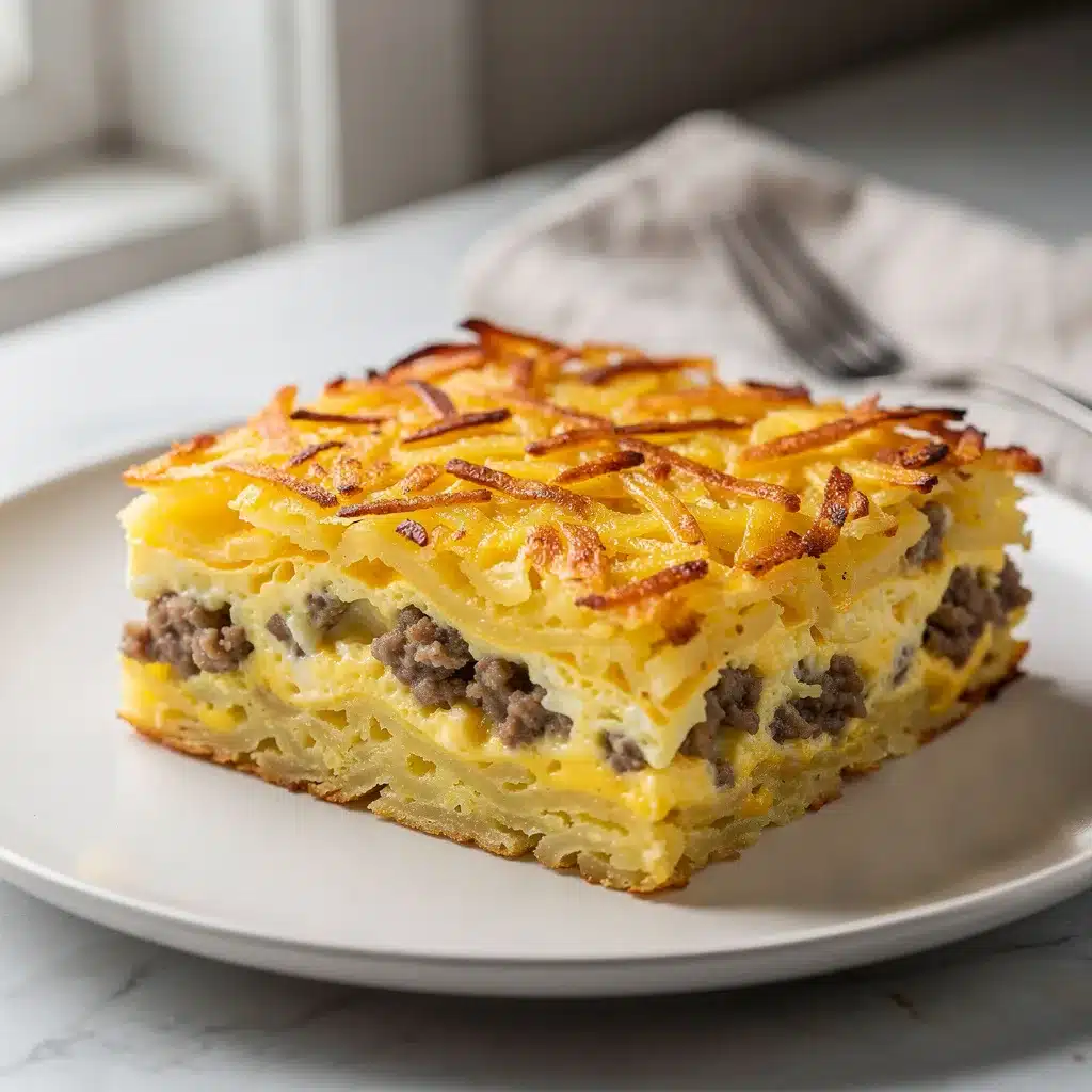 Ingredients for Sausage Egg and Hash Brown Breakfast Casserole
