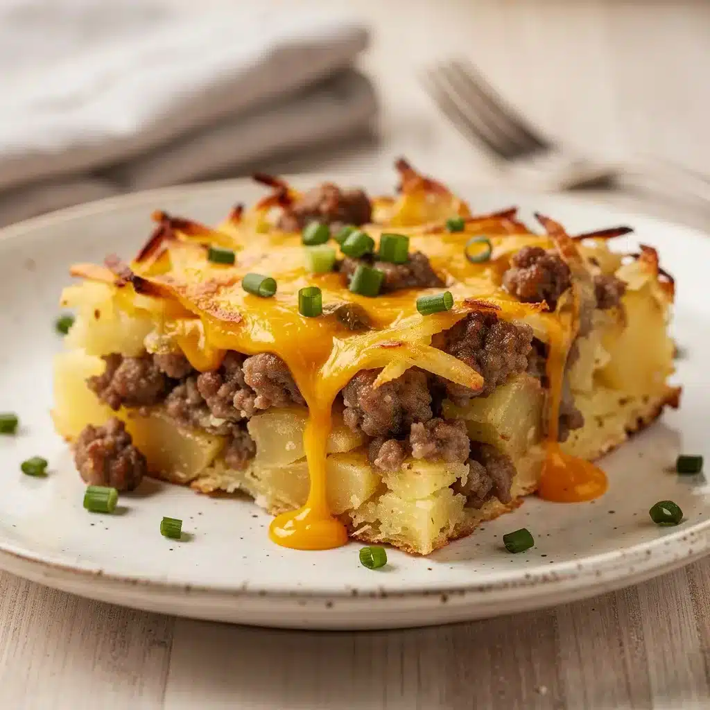 Ingredients for Sausage Hash Brown Breakfast Casserole