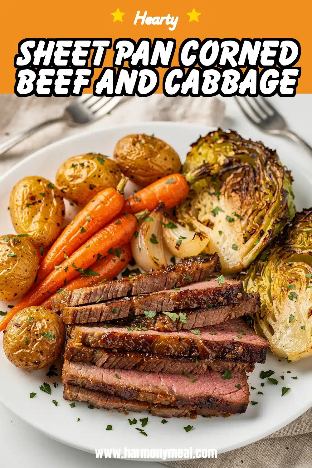 Storage and leftovers for Sheet Pan Corned Beef and Cabbage