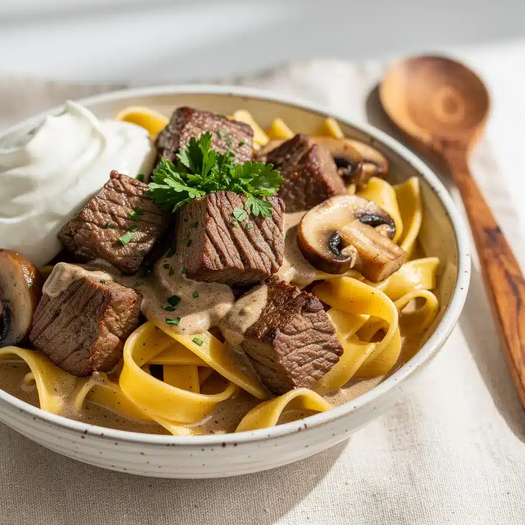 Recipe variations for Slow Cooker Beef Stroganoff