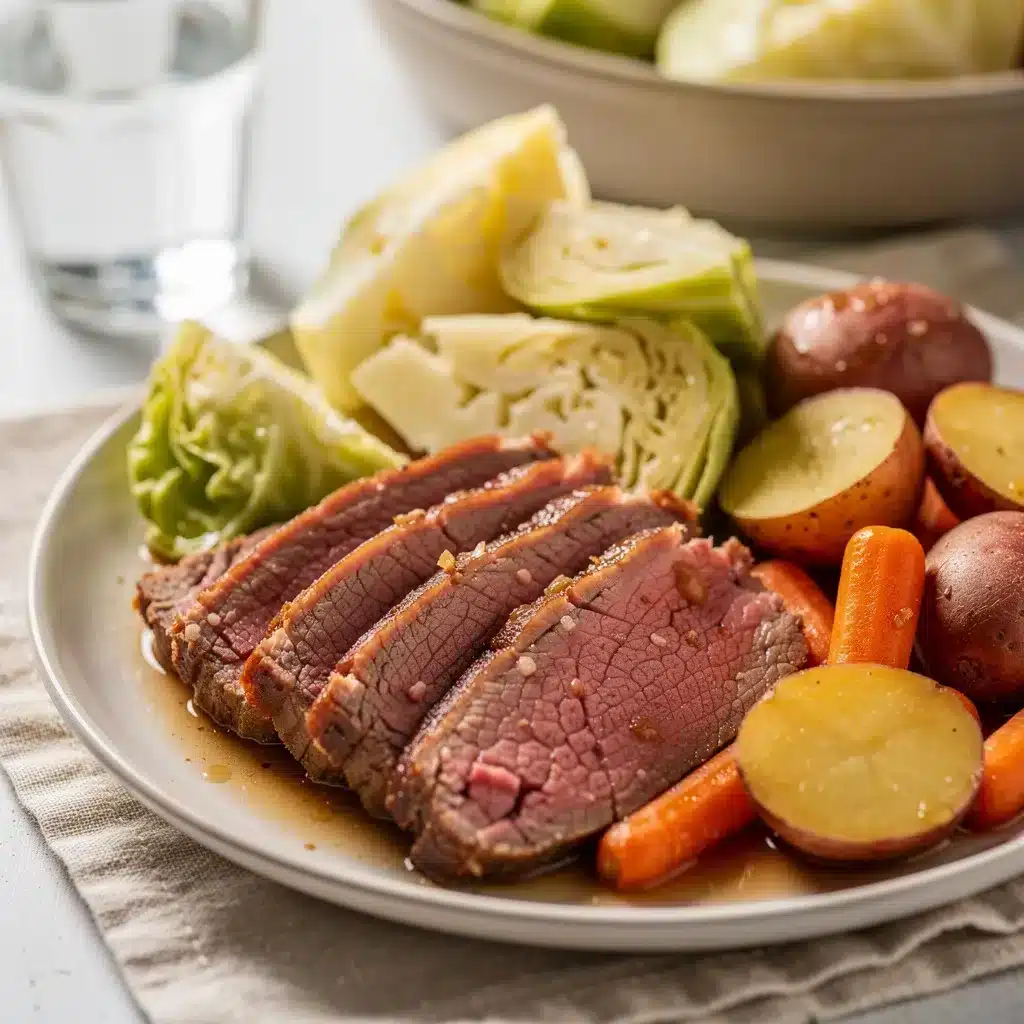 Ingredients for Slow Cooker Corned Beef and Cabbage