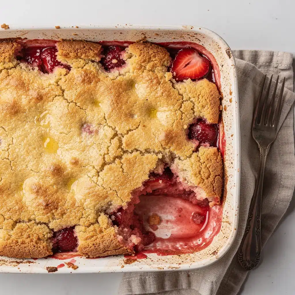 Ingredients for Strawberry Dump Cake with Vanilla Cake Mix