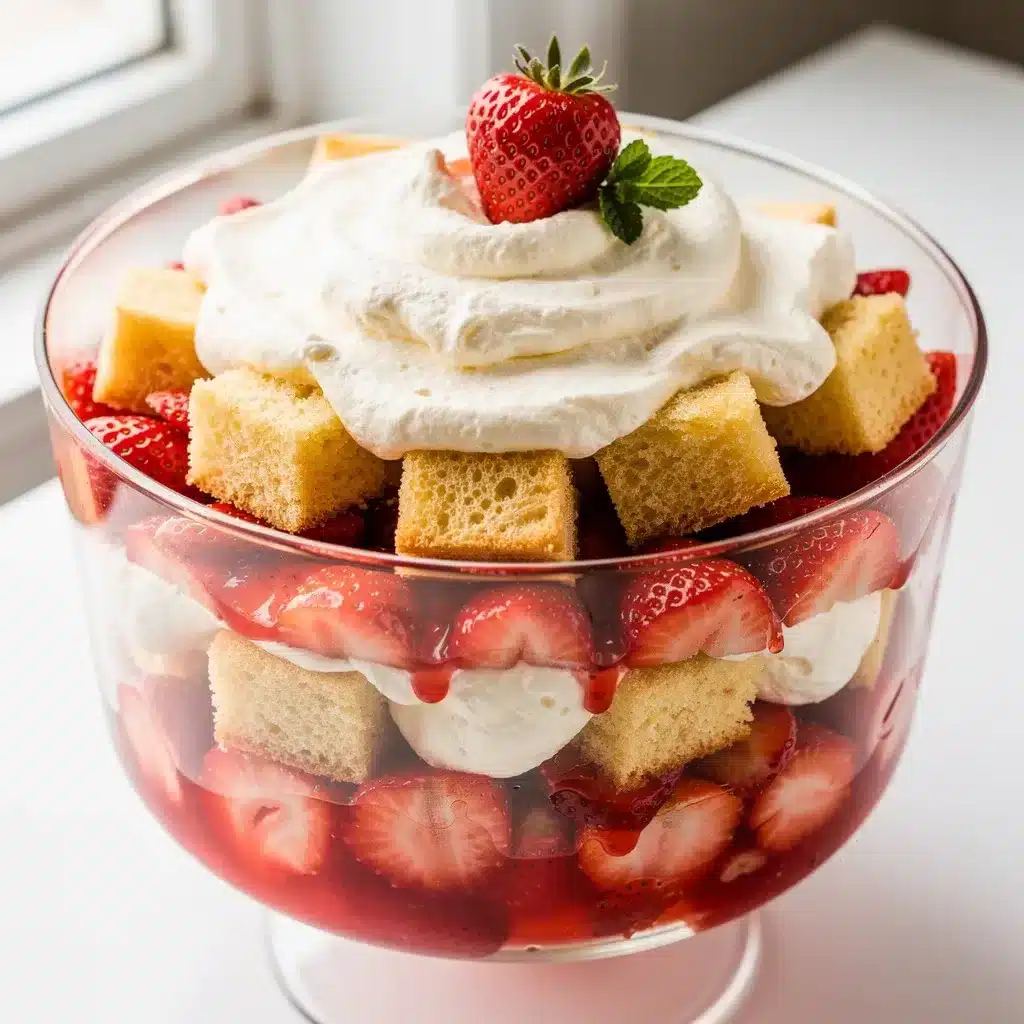 Ingredients for Strawberry Shortcake Trifle