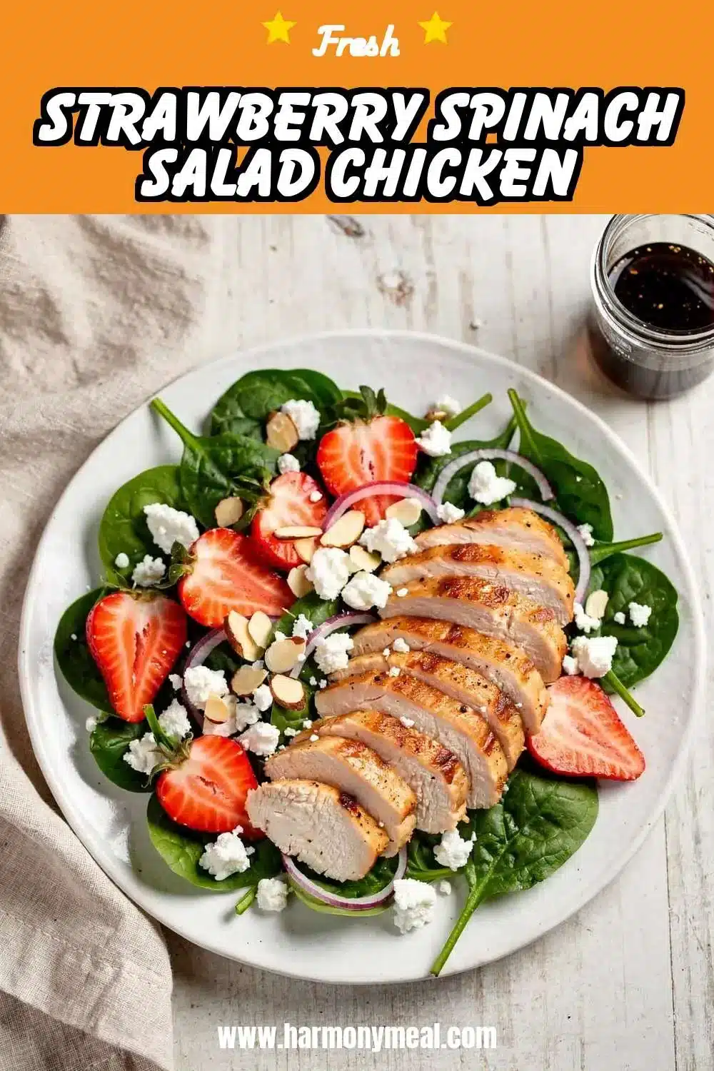 Storage and leftovers for Strawberry Spinach Salad Chicken