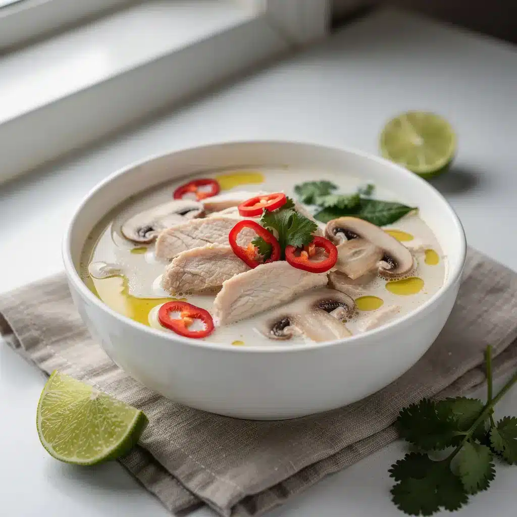 Ingredients for Thai Coconut Chicken Soup