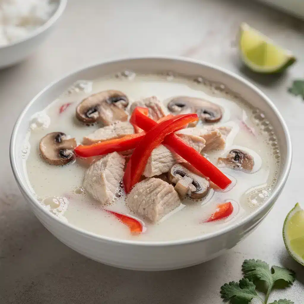Ingredients for Thai Coconut Chicken Soup