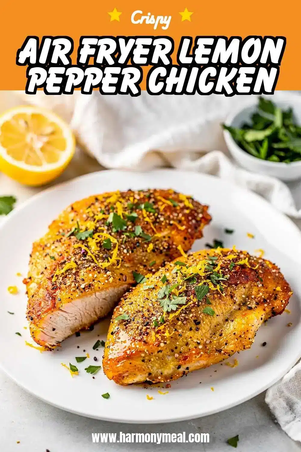 Storage and leftovers for Air Fryer Lemon Pepper Chicken