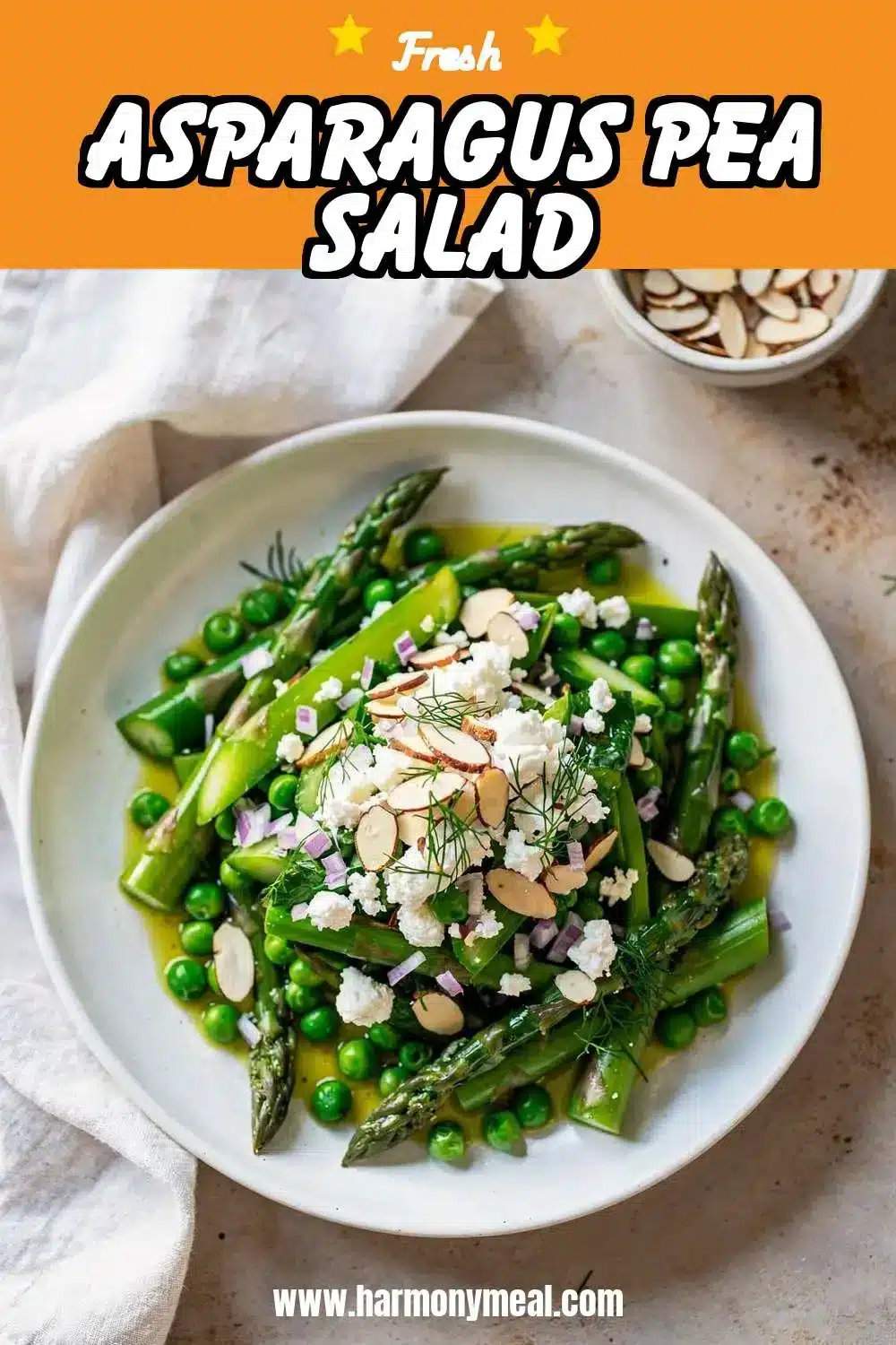 Storage and leftovers for Asparagus Pea Salad