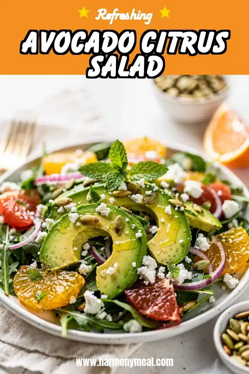Storage and leftovers for Avocado Citrus Salad
