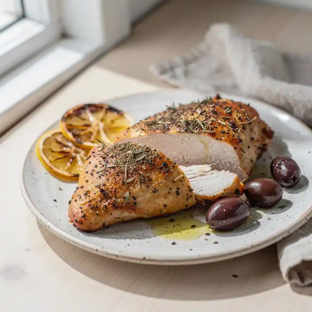 Ingredients for Baked Greek Chicken Breast