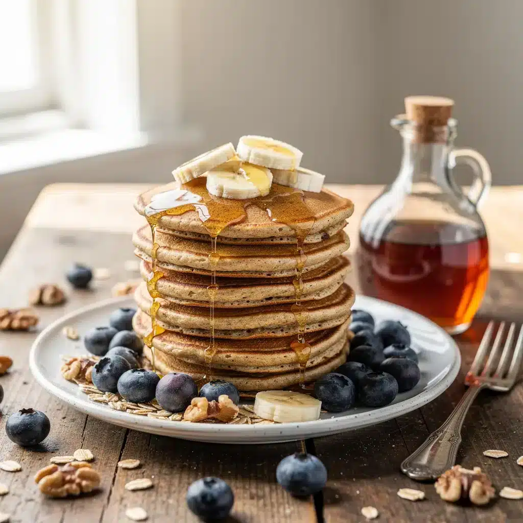 Ingredients for Banana Oat Pancakes