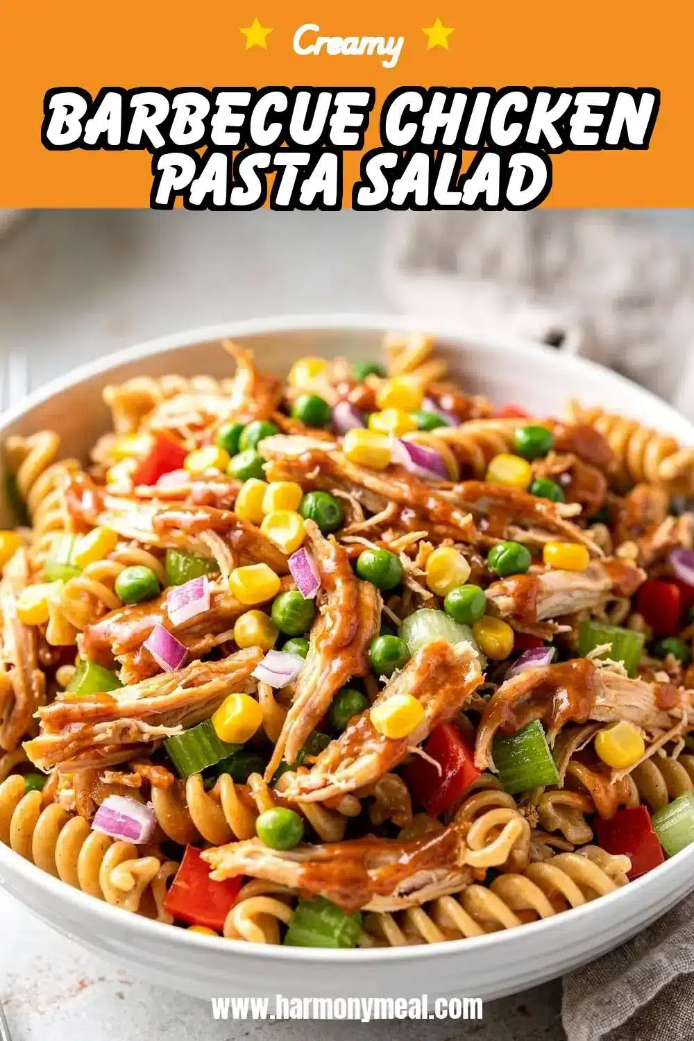 Storage and leftovers for Barbecue Chicken Pasta Salad