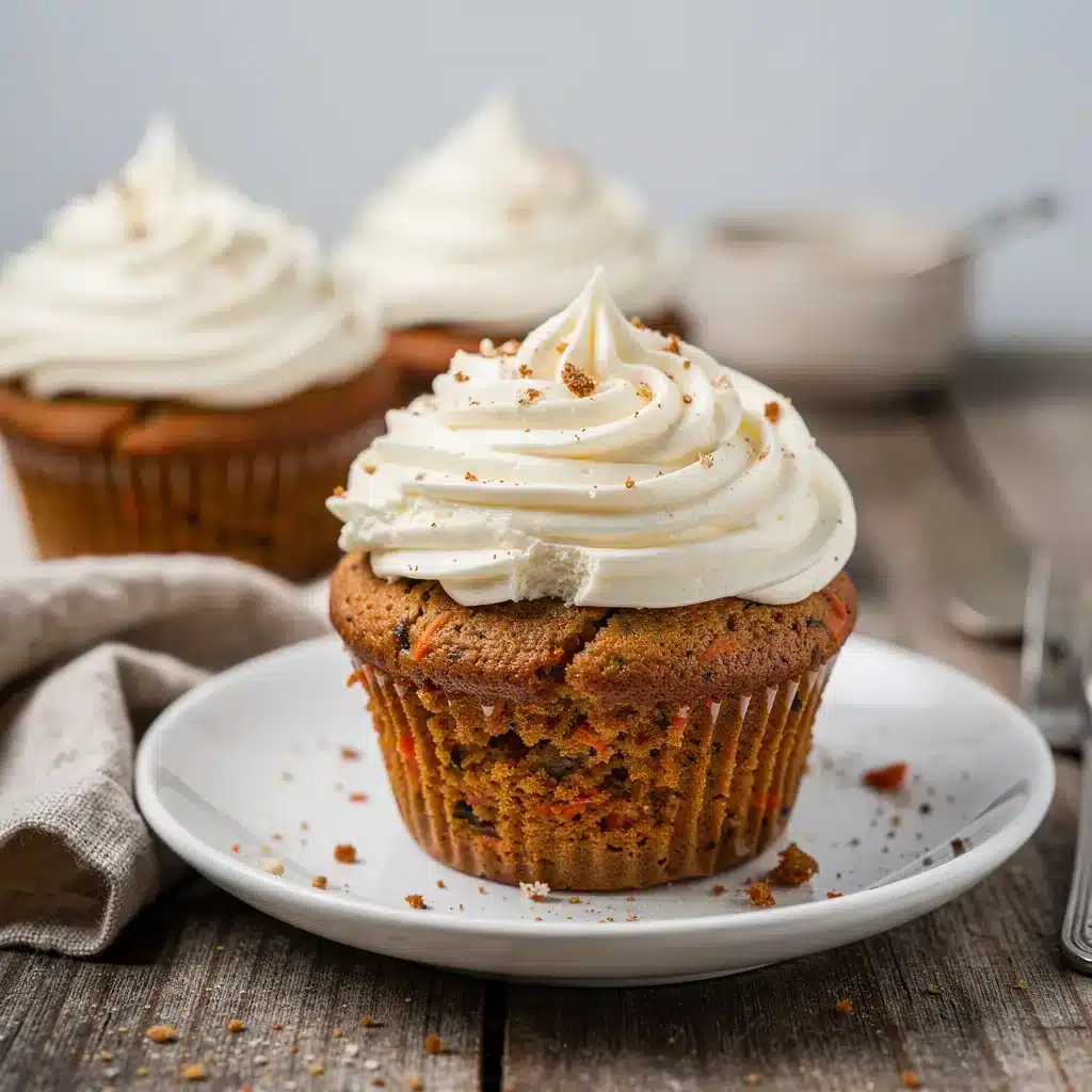 Ingredients for Carrot Cake Cupcakes with Cream Cheese