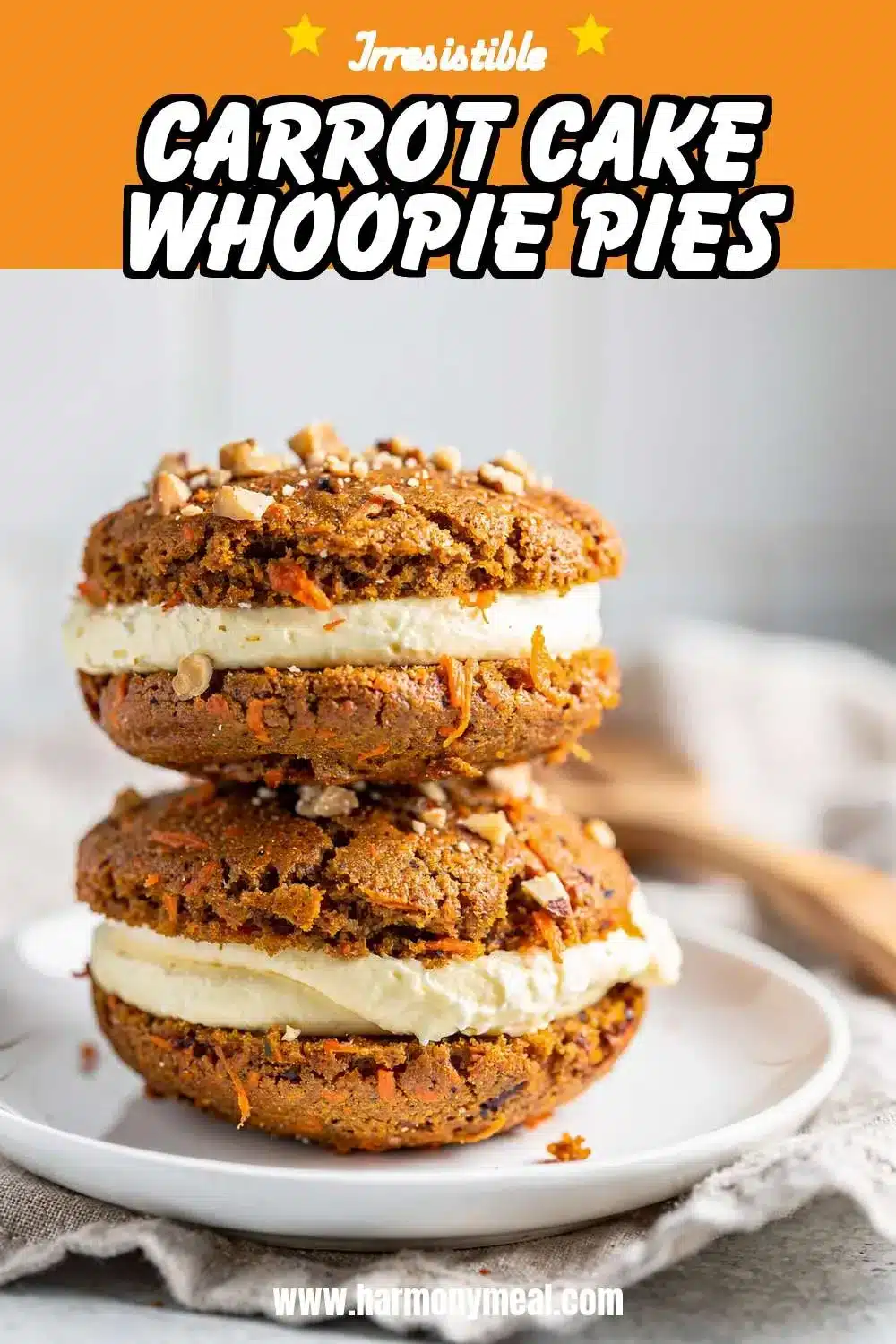 Storage and leftovers for Carrot Cake Whoopie Pies