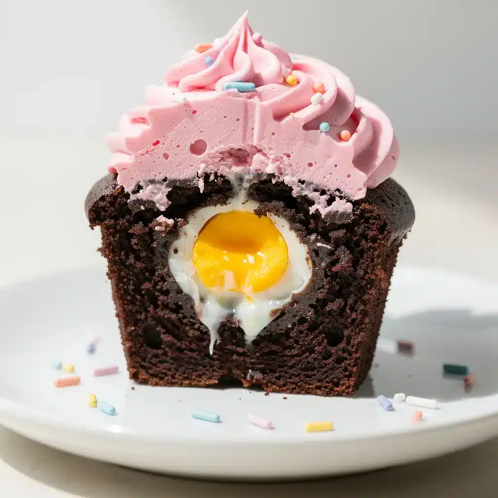 Ingredients for Chocolate Cadbury Egg Cupcakes