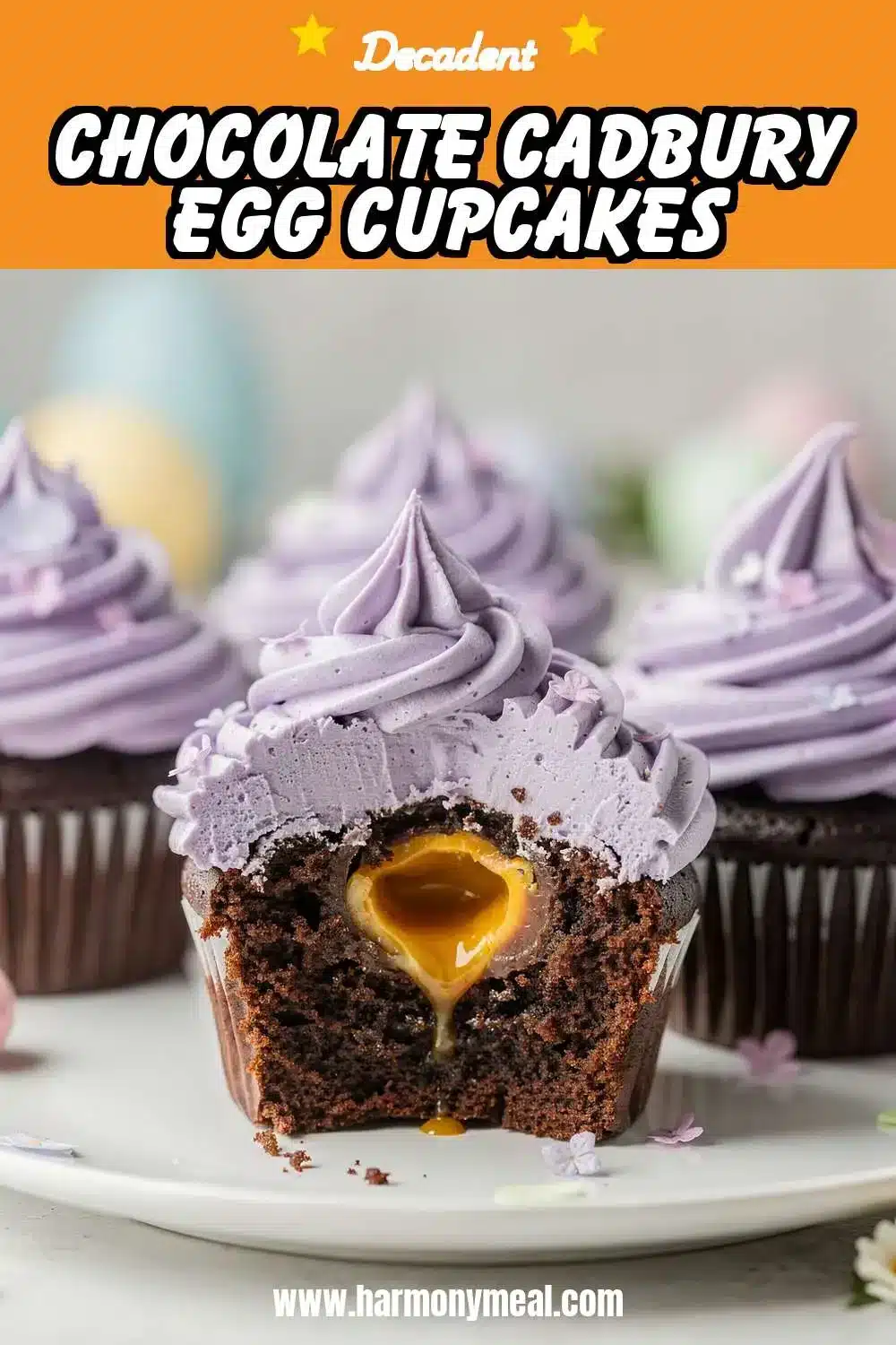 Storage and leftovers for Chocolate Cadbury Egg Cupcakes