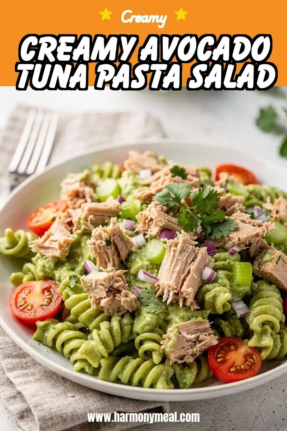 Storage and leftovers for Creamy Avocado Tuna Pasta Salad